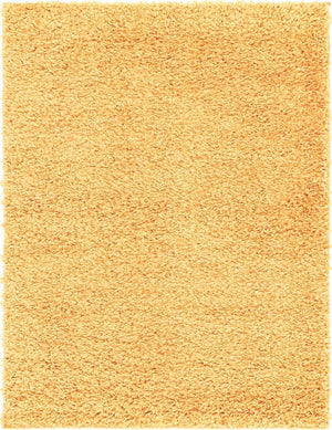Sun Yellow 10' x 13' 1 Davos Shag Rectangle Area Rug Thick Soft Touch Fluffy & Plush Shaggy Pile 100% Polypropylene Carpet for Living Dining Bedrooms Office for Sale at Rug Engine