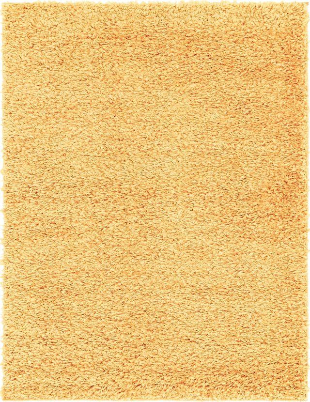 Sun Yellow 10' x 13' 1 Davos Shag Rectangle Area Rug Thick Soft Touch Fluffy & Plush Shaggy Pile 100% Polypropylene Carpet for Living Dining Bedrooms Office for Sale at Rug Engine
