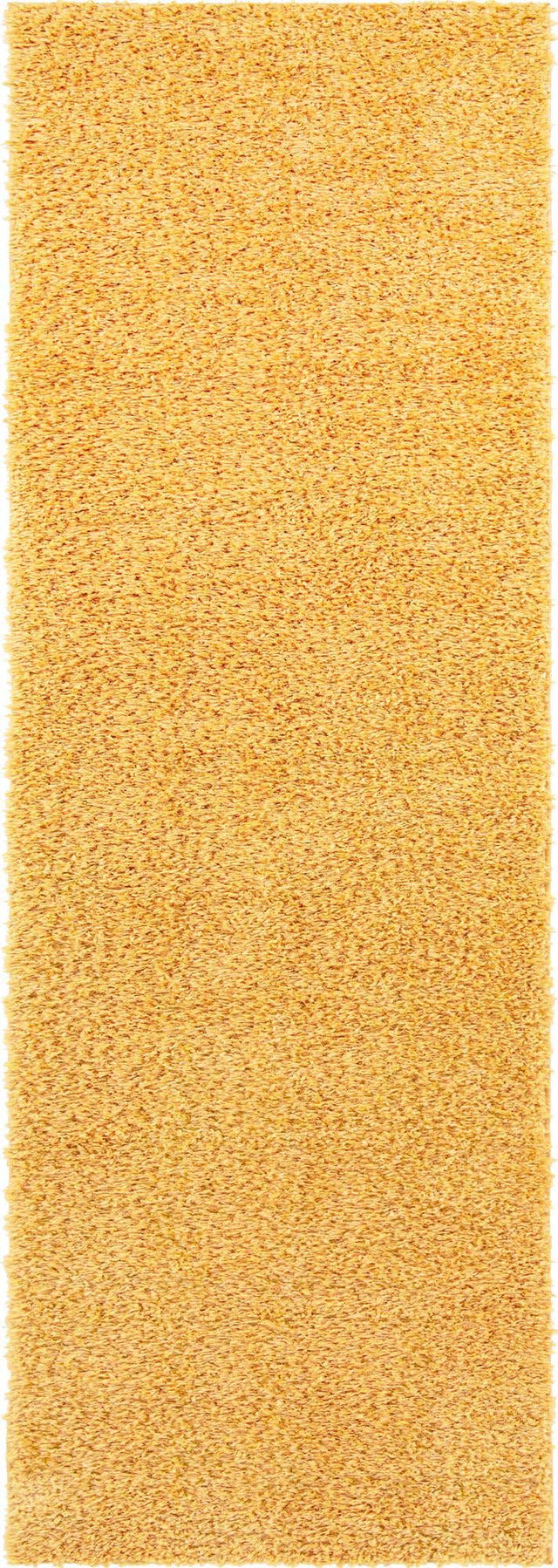 Sun Yellow 2' x 7' 1 Davos Shag Runner Area Rug Thick Soft Touch Fluffy & Plush Shaggy Pile 100% Polypropylene Carpet for Living Dining Bedrooms Office for Sale at Rug Engine