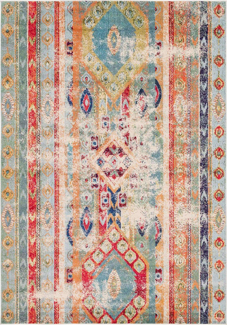 Blue 8' x 11' Sedona Rectangle Area Rug