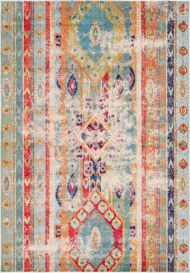 Blue 8' x 11' Sedona Rectangle Area Rug