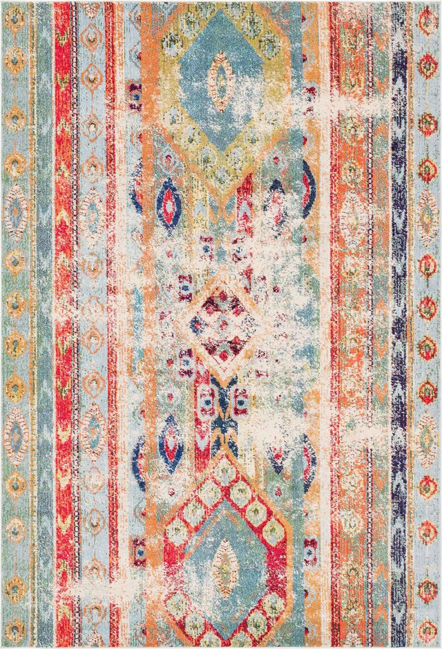 Blue 7' 1 x 10' Sedona Rectangle Area Rug