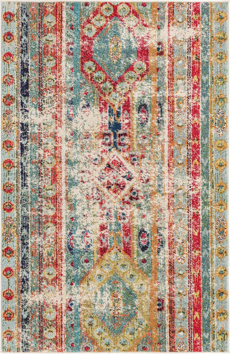 Blue 3' 3 x 5' 3 Sedona Rectangle Area Rug