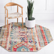 Blue 8' x 8' Sedona Octagon Area Rug