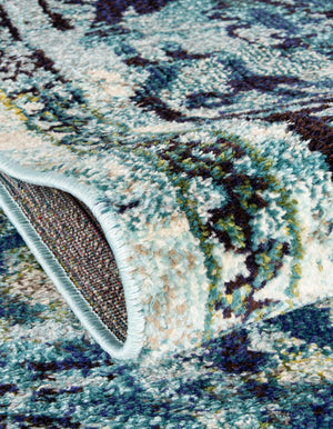 Blue 5' 1 x 8' Medici Rectangle Area Rug 100% Polypropylene Traditional Vintage Classic Carpet for Home Interior Design Decor for Sale at Rug Engine