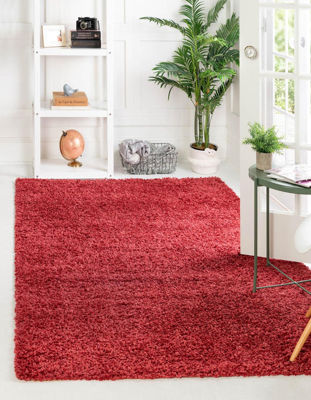 Poppy 7' 10 x 11' Davos Shag Rectangle Area Rug Thick Soft Touch Fluffy & Plush Shaggy Pile 100% Polypropylene Carpet for Living Dining Bedrooms Office for Sale at Rug Engine