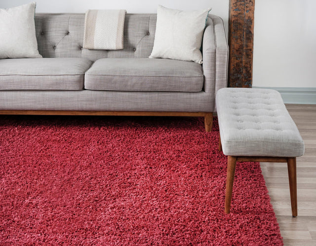 Poppy 7' 1 x 7' 1 Davos Shag Square Area Rug Thick Soft Touch Fluffy & Plush Shaggy Pile 100% Polypropylene Carpet for Living Dining Bedrooms Office for Sale at Rug Engine