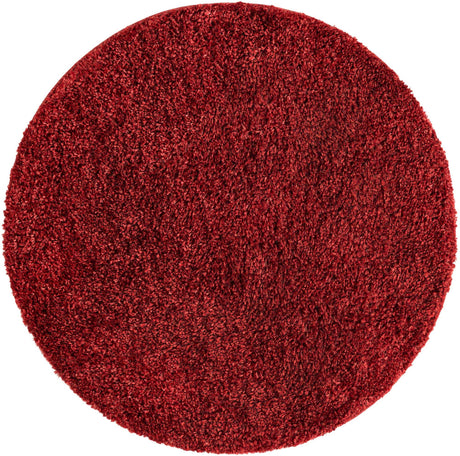 Poppy 4' 1 x 4' 1 Davos Shag Round Area Rug Thick Soft Touch Fluffy & Plush Shaggy Pile 100% Polypropylene Carpet for Living Dining Bedrooms Office for Sale at Rug Engine