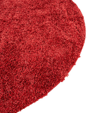 Poppy 4' 1 x 4' 1 Davos Shag Round Area Rug Thick Soft Touch Fluffy & Plush Shaggy Pile 100% Polypropylene Carpet for Living Dining Bedrooms Office for Sale at Rug Engine