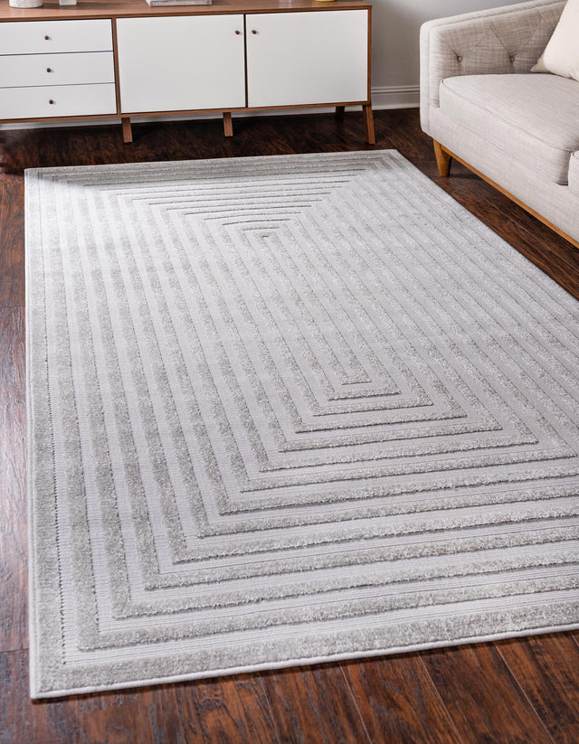 Gray 1' 8 x 1' 8 Sabrina Soto Outdoor Sample Area Rug Weather Resistant for Patio, Deck, Terrace, Balcony, Porch Durable Carpet for Exterior Home Design for Sale at Rug Engine