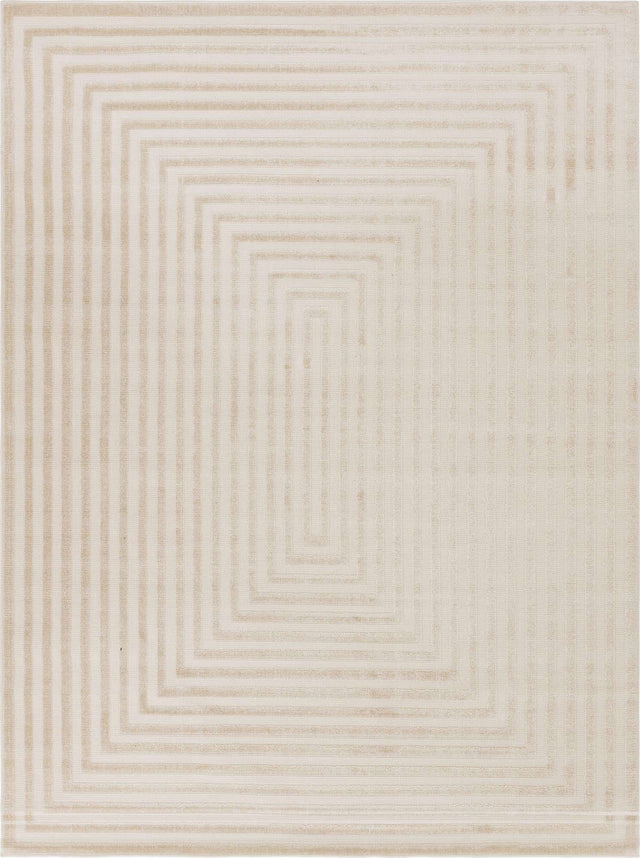 Beige 9' x 12' 2 Sabrina Soto Outdoor Rectangle Area Rug Weather Resistant for Patio, Deck, Terrace, Balcony, Porch Durable Carpet for Exterior Home Design for Sale at Rug Engine