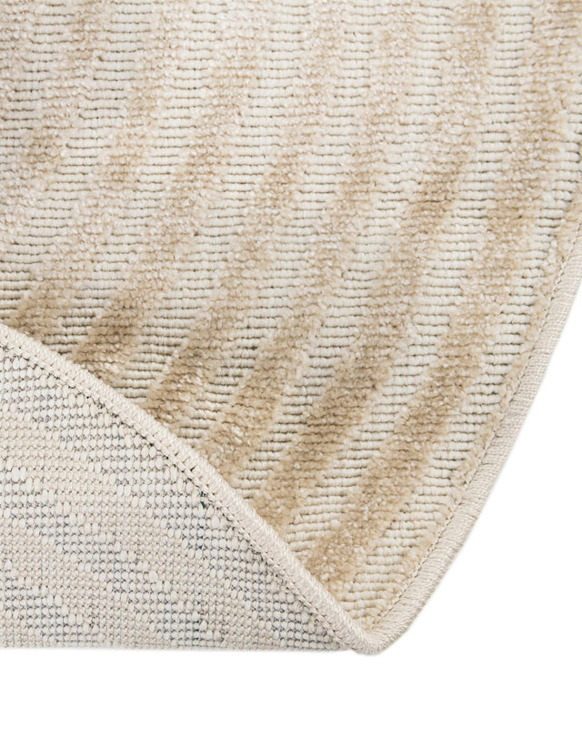 Beige 3' 1 x 3' 1 Sabrina Soto Outdoor Round Area Rug Weather Resistant for Patio, Deck, Terrace, Balcony, Porch Durable Carpet for Exterior Home Design for Sale at Rug Engine