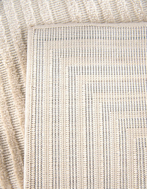 Beige 2' x 8' Sabrina Soto Outdoor Runner Area Rug Weather Resistant for Patio, Deck, Terrace, Balcony, Porch Durable Carpet for Exterior Home Design for Sale at Rug Engine