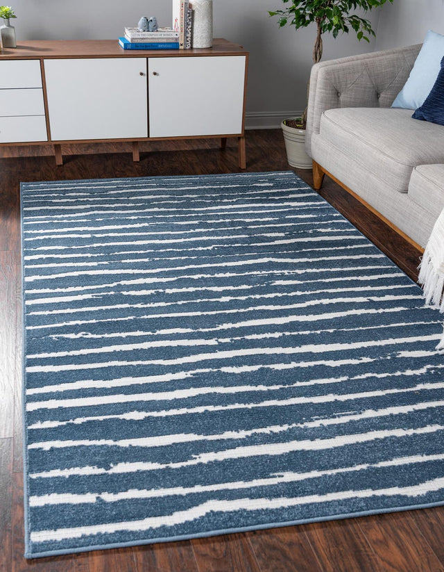 Blue 9' x 12' 2 Sabrina Soto Outdoor Rectangle Rug