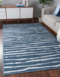 Blue 4' 1 x 6' 1 Sabrina Soto Outdoor Rectangle Area Rug Weather Resistant for Patio, Deck, Terrace, Balcony, Porch Durable Carpet for Exterior Home Design for Sale at Rug Engine