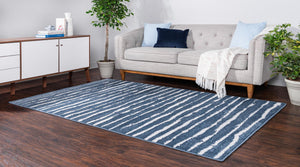 Blue 4' 1 x 6' 1 Sabrina Soto Outdoor Rectangle Area Rug Weather Resistant for Patio, Deck, Terrace, Balcony, Porch Durable Carpet for Exterior Home Design for Sale at Rug Engine