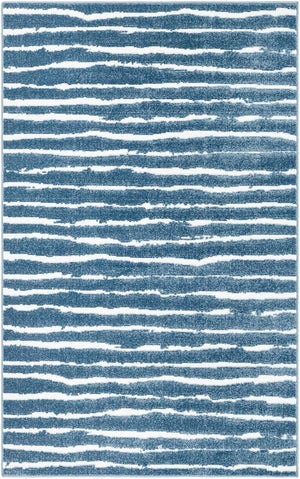 Blue 5' 1 x 8' Sabrina Soto Outdoor Rectangle Area Rug Weather Resistant for Patio, Deck, Terrace, Balcony, Porch Durable Carpet for Exterior Home Design for Sale at Rug Engine