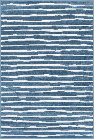 Blue 4' 1 x 6' 1 Sabrina Soto Outdoor Rectangle Area Rug Weather Resistant for Patio, Deck, Terrace, Balcony, Porch Durable Carpet for Exterior Home Design for Sale at Rug Engine