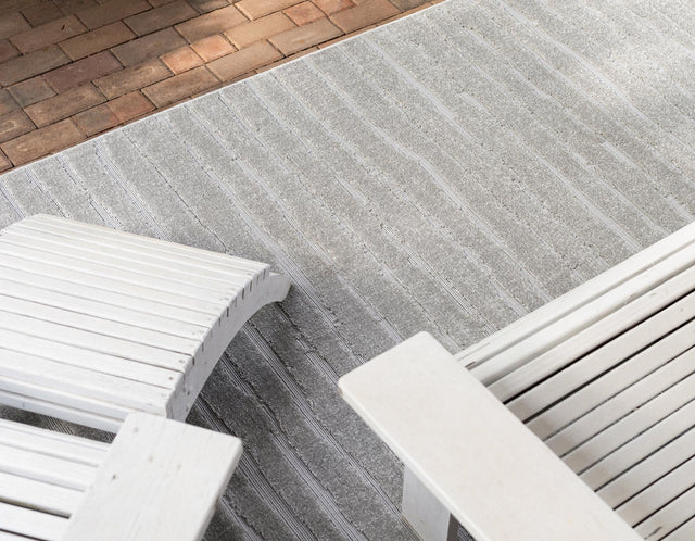 Gray 2' x 8' Sabrina Soto Outdoor Runner Area Rug Weather Resistant for Patio, Deck, Terrace, Balcony, Porch Durable Carpet for Exterior Home Design for Sale at Rug Engine