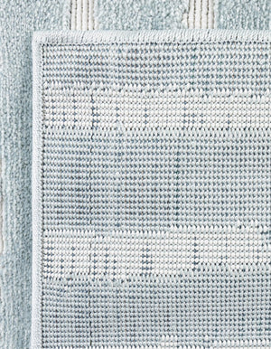 Light Blue 4' 1 x 6' 1 Sabrina Soto Outdoor Rectangle Area Rug Weather Resistant for Patio, Deck, Terrace, Balcony, Porch Durable Carpet for Exterior Home Design for Sale at Rug Engine