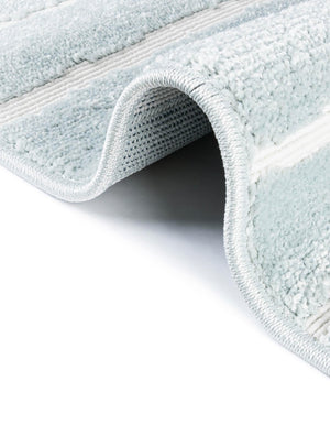 Light Blue 4' 1 x 6' 1 Sabrina Soto Outdoor Rectangle Area Rug Weather Resistant for Patio, Deck, Terrace, Balcony, Porch Durable Carpet for Exterior Home Design for Sale at Rug Engine