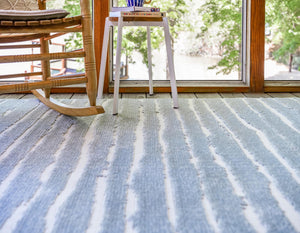 Light Blue 2' x 8' Sabrina Soto Outdoor Runner Area Rug Weather Resistant for Patio, Deck, Terrace, Balcony, Porch Durable Carpet for Exterior Home Design for Sale at Rug Engine