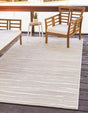 Beige 4' 1 x 6' 1 Sabrina Soto Outdoor Rectangle Area Rug Weather Resistant for Patio, Deck, Terrace, Balcony, Porch Durable Carpet for Exterior Home Design for Sale at Rug Engine