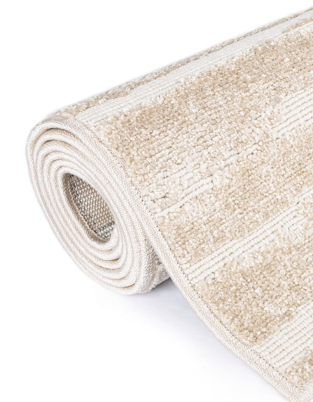 Beige 4' 1 x 6' 1 Sabrina Soto Outdoor Rectangle Area Rug Weather Resistant for Patio, Deck, Terrace, Balcony, Porch Durable Carpet for Exterior Home Design for Sale at Rug Engine