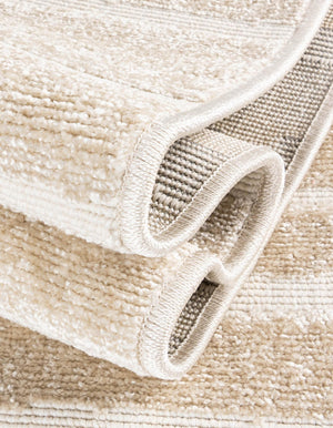 Beige 4' 1 x 6' 1 Sabrina Soto Outdoor Rectangle Area Rug Weather Resistant for Patio, Deck, Terrace, Balcony, Porch Durable Carpet for Exterior Home Design for Sale at Rug Engine