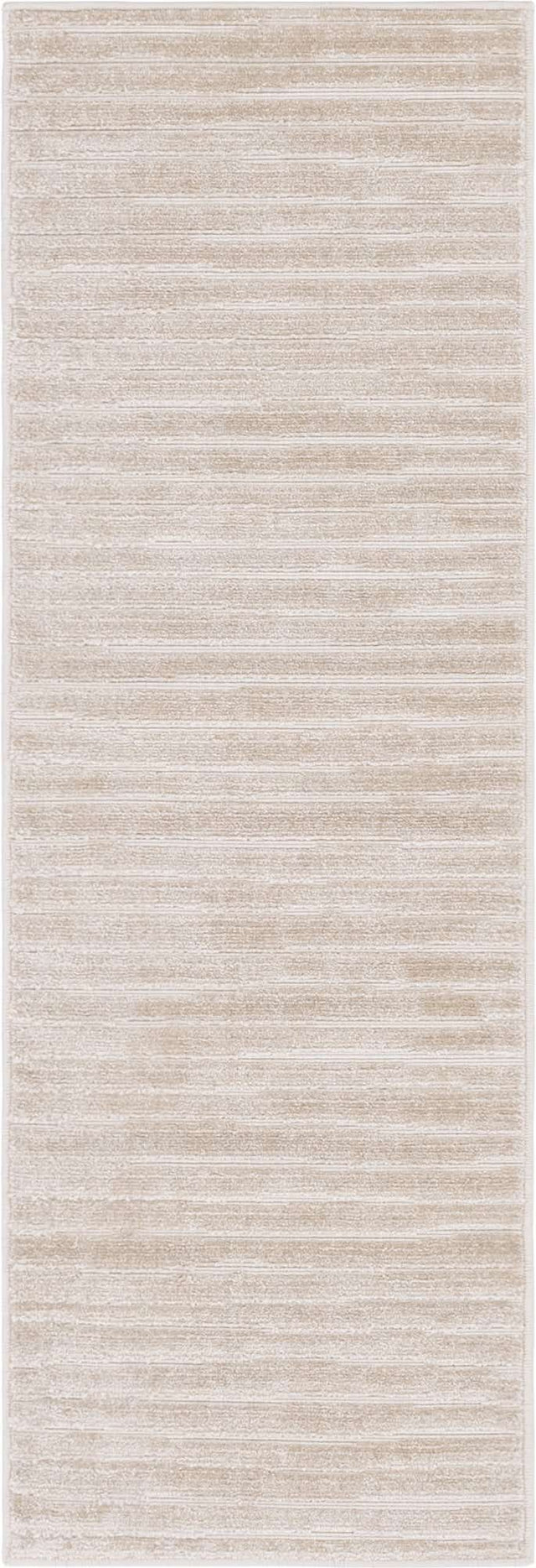 Beige 2' x 6' 1 Sabrina Soto Outdoor Runner Area Rug Weather Resistant for Patio, Deck, Terrace, Balcony, Porch Durable Carpet for Exterior Home Design for Sale at Rug Engine