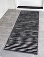 Dark Gray 2' x 6' 1 Sabrina Soto Outdoor Runner Area Rug Weather Resistant for Patio, Deck, Terrace, Balcony, Porch Durable Carpet for Exterior Home Design for Sale at Rug Engine