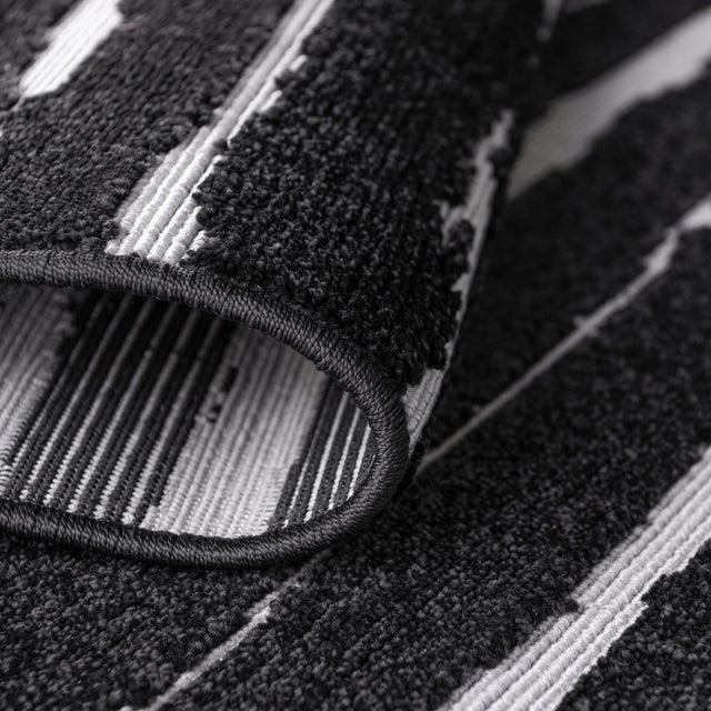 Dark Gray 2' x 6' 1 Sabrina Soto Outdoor Runner Area Rug Weather Resistant for Patio, Deck, Terrace, Balcony, Porch Durable Carpet for Exterior Home Design for Sale at Rug Engine