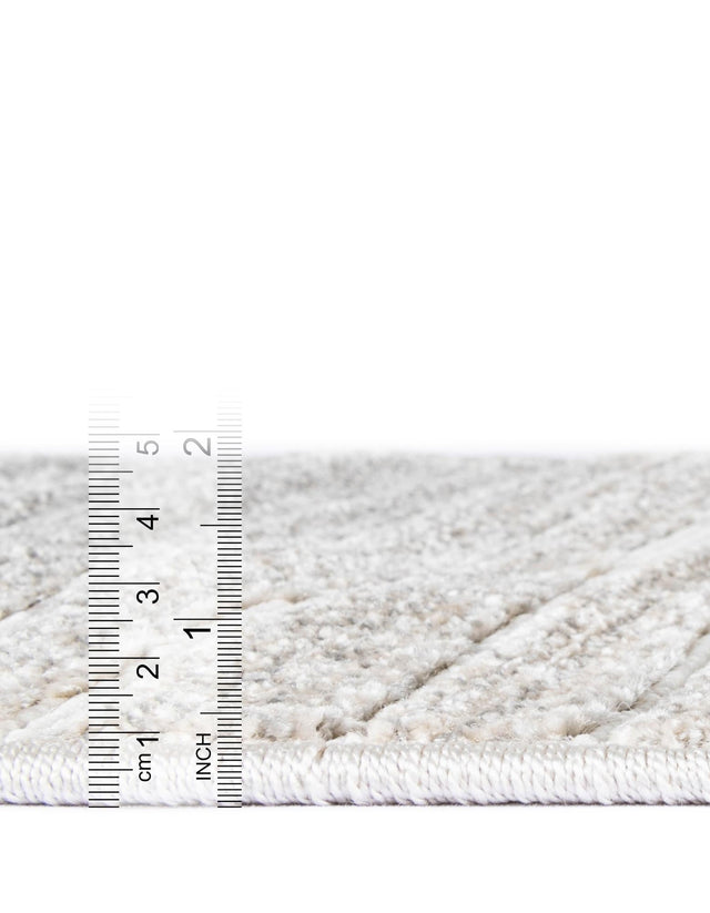 Light Gray 4' 1 x 6' 1 Sabrina Soto Outdoor Rectangle Area Rug Weather Resistant for Patio, Deck, Terrace, Balcony, Porch Durable Carpet for Exterior Home Design for Sale at Rug Engine