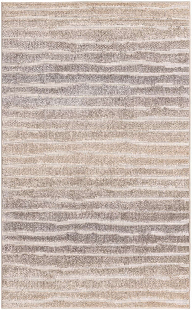 Light Gray 5' 1 x 8' Sabrina Soto Outdoor Rectangle Area Rug Weather Resistant for Patio, Deck, Terrace, Balcony, Porch Durable Carpet for Exterior Home Design for Sale at Rug Engine