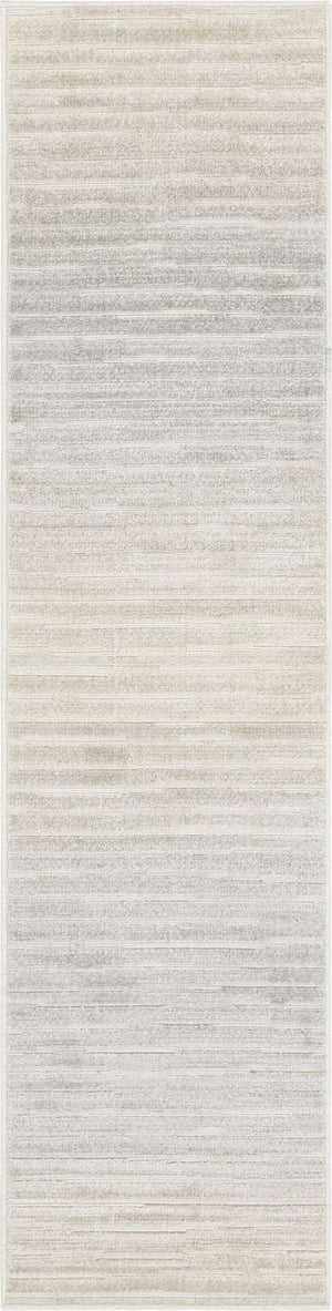 Light Gray 2' x 8' Sabrina Soto Outdoor Runner Area Rug Weather Resistant for Patio, Deck, Terrace, Balcony, Porch Durable Carpet for Exterior Home Design for Sale at Rug Engine
