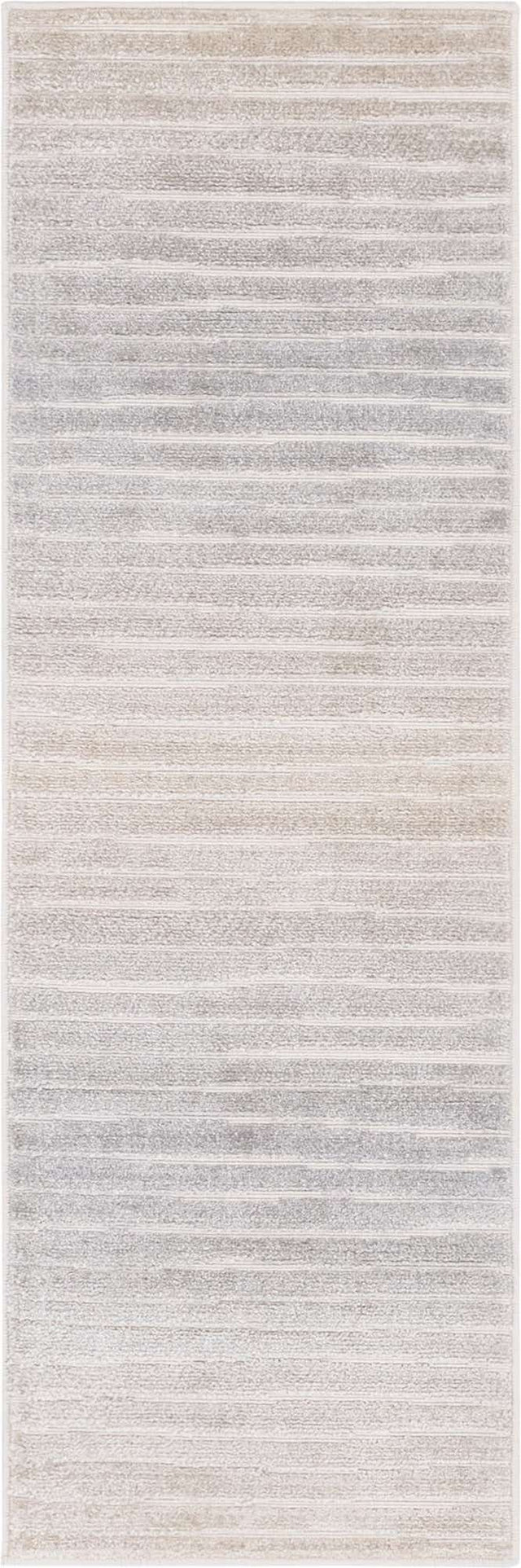 Light Gray 2' x 6' 1 Sabrina Soto Outdoor Runner Area Rug Weather Resistant for Patio, Deck, Terrace, Balcony, Porch Durable Carpet for Exterior Home Design for Sale at Rug Engine