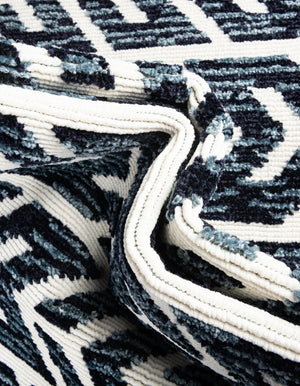 Navy Blue 2' x 8' Sabrina Soto Outdoor Runner Area Rug Weather Resistant for Patio, Deck, Terrace, Balcony, Porch Durable Carpet for Exterior Home Design for Sale at Rug Engine