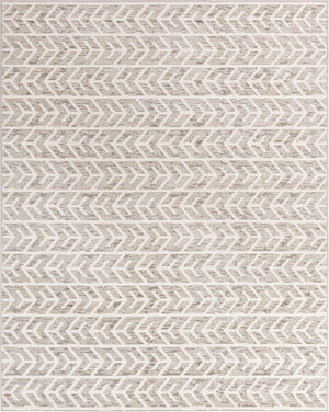 Beige 8' x 10' Sabrina Soto Outdoor Rectangle Rug