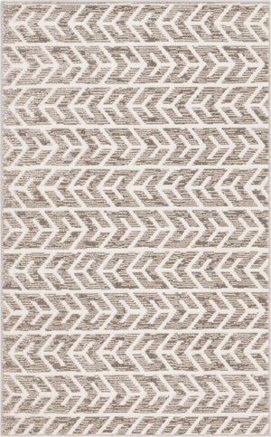 Beige 5' 1 x 8' Sabrina Soto Outdoor Rectangle Area Rug Weather Resistant for Patio, Deck, Terrace, Balcony, Porch Durable Carpet for Exterior Home Design for Sale at Rug Engine