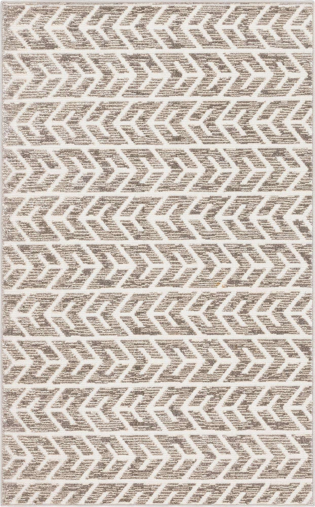 Beige 5' 1 x 8' Sabrina Soto Outdoor Rectangle Area Rug Weather Resistant for Patio, Deck, Terrace, Balcony, Porch Durable Carpet for Exterior Home Design for Sale at Rug Engine