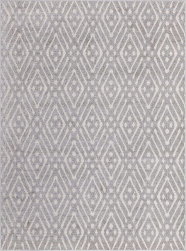 Gray 9' x 12' 2 Sabrina Soto Outdoor Rectangle Area Rug Weather Resistant for Patio, Deck, Terrace, Balcony, Porch Durable Carpet for Exterior Home Design for Sale at Rug Engine