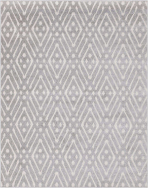 Gray 8' x 10' Sabrina Soto Outdoor Rectangle Area Rug Weather Resistant for Patio, Deck, Terrace, Balcony, Porch Durable Carpet for Exterior Home Design for Sale at Rug Engine