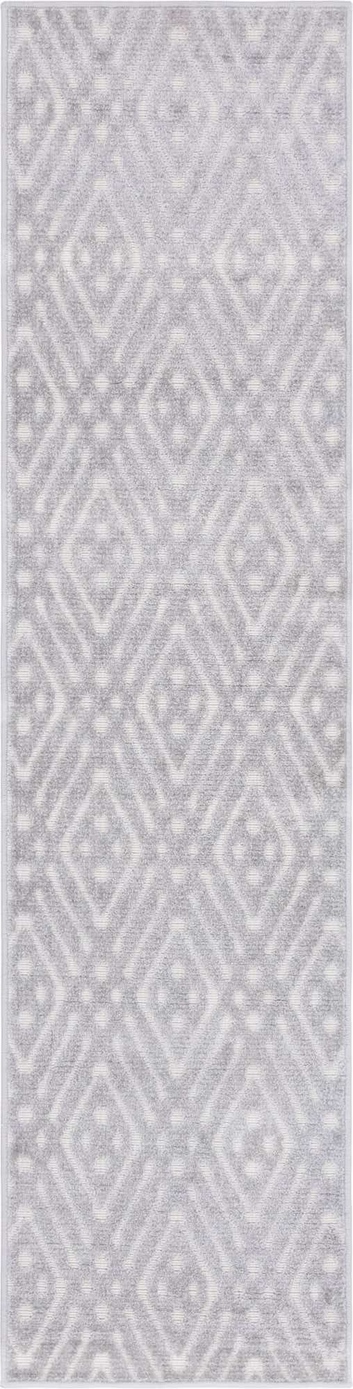 Gray 2' x 8' Sabrina Soto Outdoor Runner Area Rug Weather Resistant for Patio, Deck, Terrace, Balcony, Porch Durable Carpet for Exterior Home Design for Sale at Rug Engine