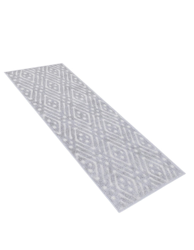 Gray 2' x 6' 1 Sabrina Soto Outdoor Runner Area Rug Weather Resistant for Patio, Deck, Terrace, Balcony, Porch Durable Carpet for Exterior Home Design for Sale at Rug Engine