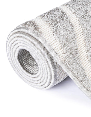 Gray 2' x 6' 1 Sabrina Soto Outdoor Runner Area Rug Weather Resistant for Patio, Deck, Terrace, Balcony, Porch Durable Carpet for Exterior Home Design for Sale at Rug Engine