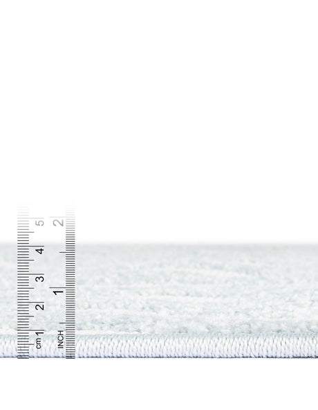 Light Blue 4' 1 x 6' 1 Sabrina Soto Outdoor Rectangle Area Rug Weather Resistant for Patio, Deck, Terrace, Balcony, Porch