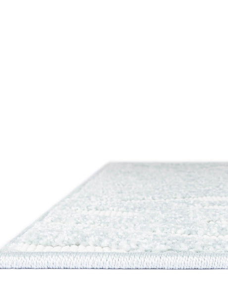 Light Blue 5' 1 x 8' Sabrina Soto Outdoor Rectangle Area Rug Weather Resistant for Patio, Deck, Terrace, Balcony, Porch