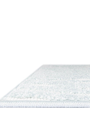 Light Blue 2' x 6' 1 Sabrina Soto Outdoor Runner Area Rug Weather Resistant for Patio, Deck, Terrace, Balcony, Porch Durable Carpet for Exterior Home Design for Sale at Rug Engine