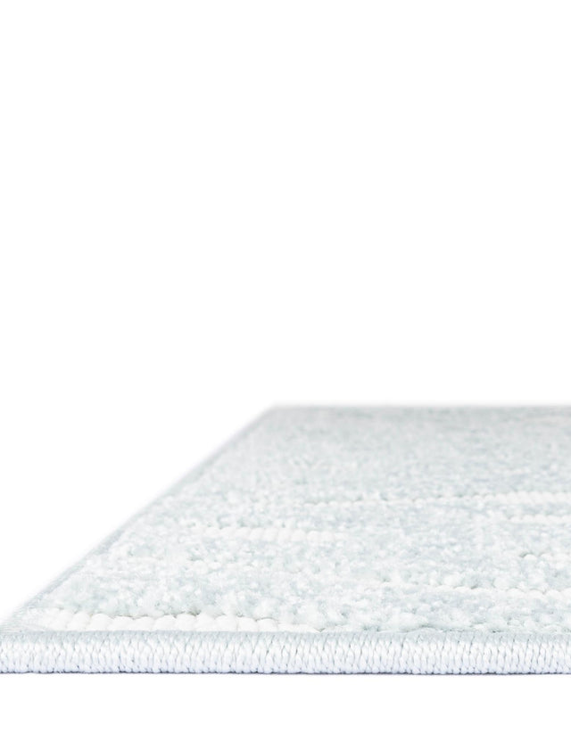 Light Blue 2' x 6' 1 Sabrina Soto Outdoor Runner Area Rug Weather Resistant for Patio, Deck, Terrace, Balcony, Porch Durable Carpet for Exterior Home Design for Sale at Rug Engine