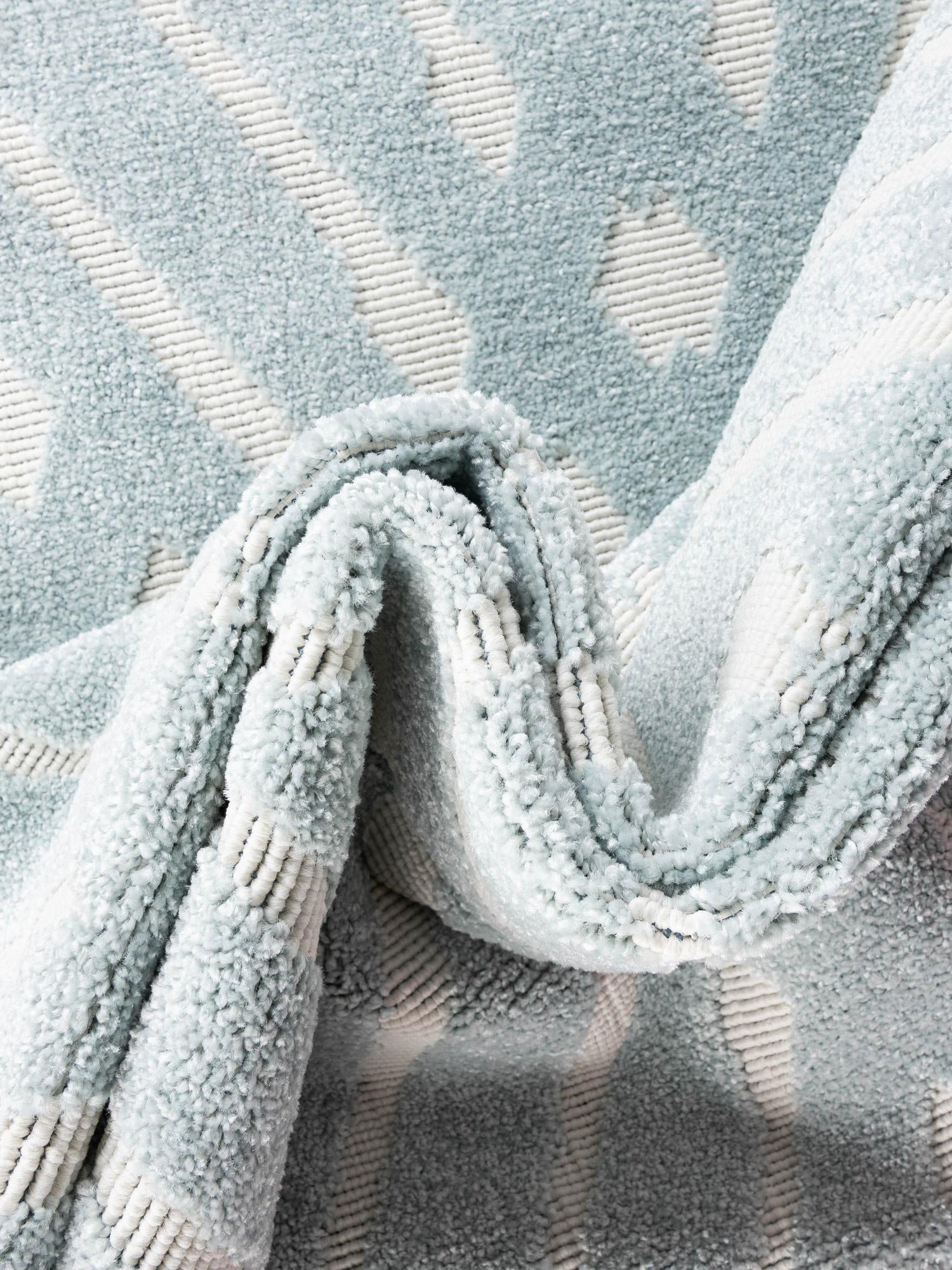 Light Blue 2' x 6' 1 Sabrina Soto Outdoor Runner Area Rug Weather Resistant for Patio, Deck, Terrace, Balcony, Porch Durable Carpet for Exterior Home Design for Sale at Rug Engine